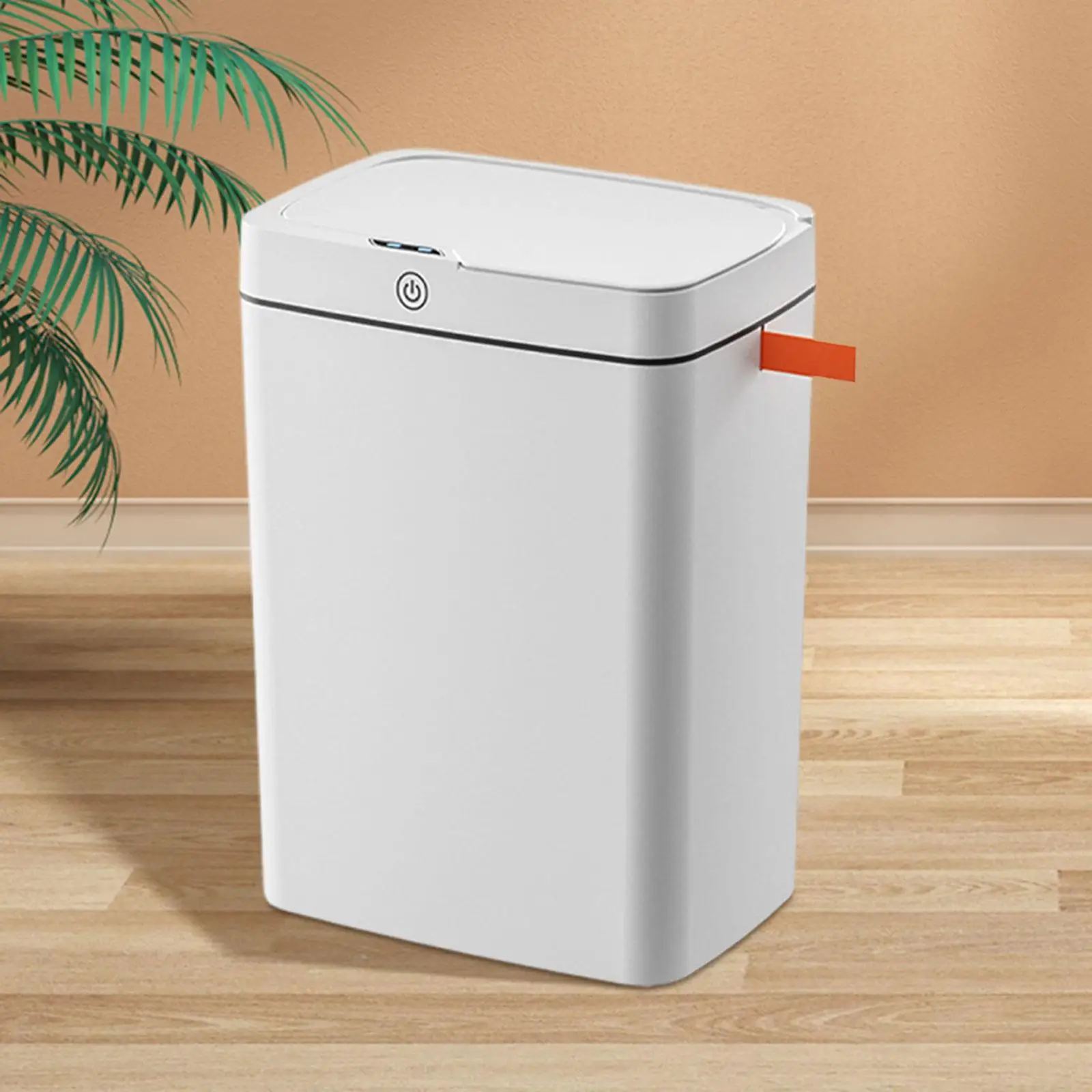 모션 센서 및 뚜껑이 있는 자동 쓰레기통, 18L, 슬림 사이즈, 무소음 열림