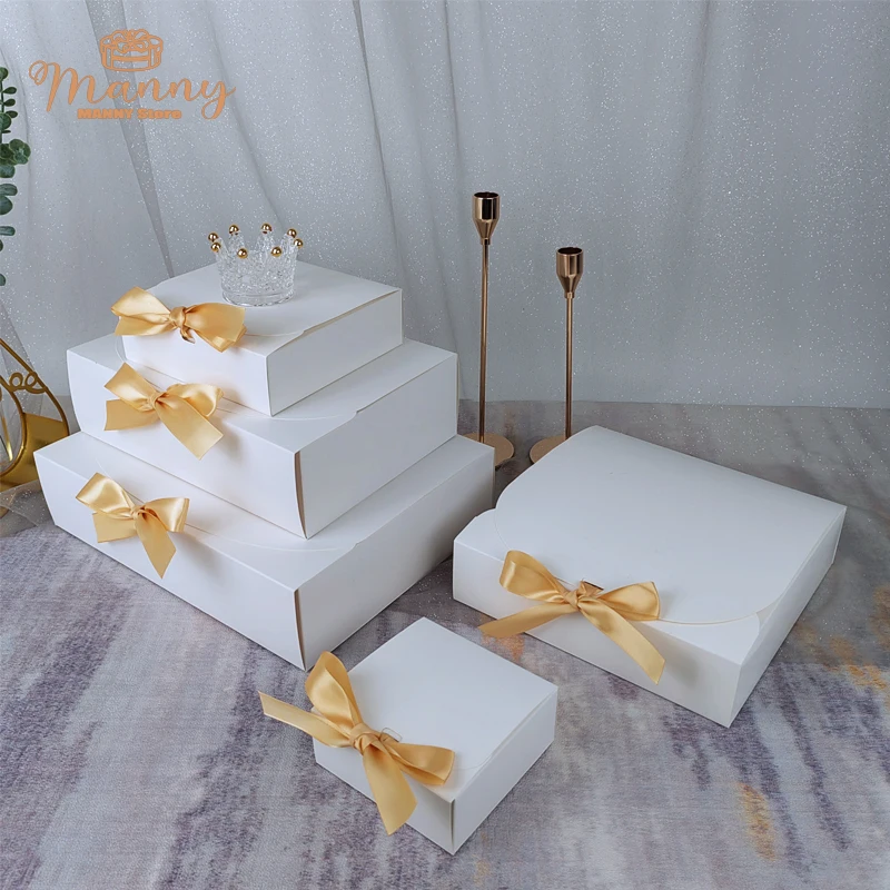 10 Stück schwarz-weiße Geschenkboxen, kleine Geschenkverpackungen, Kraftpapier, Brautjungfernbox, Hochzeit, Geschenk, Geburtstag, Weihnachten, Party – Detail 1