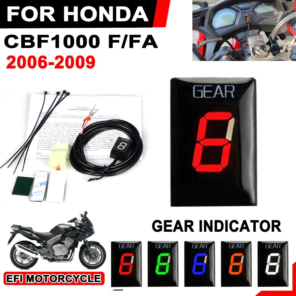 16LEDGearIndicatorSpeedGearDisplayMeterforHondaCBF1000CBF