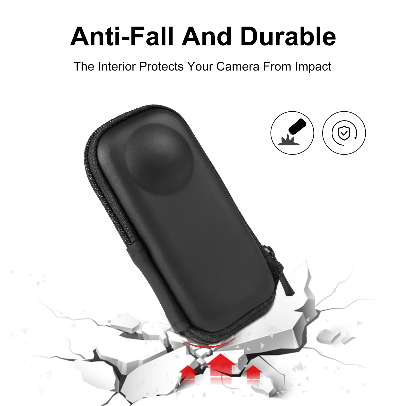 PULUZ Camera Portable Case Box Storage Bag For Insta360 X3 / ONE X2