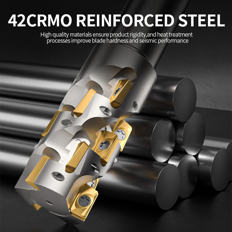 D20/D32/D40/D50-AP11/16 120-175mm 2T-3T CNC 옥수수 밀링 커터 머시닝 센터 밀링 커터 바 카바이드 인서트 APMT1135/1604
