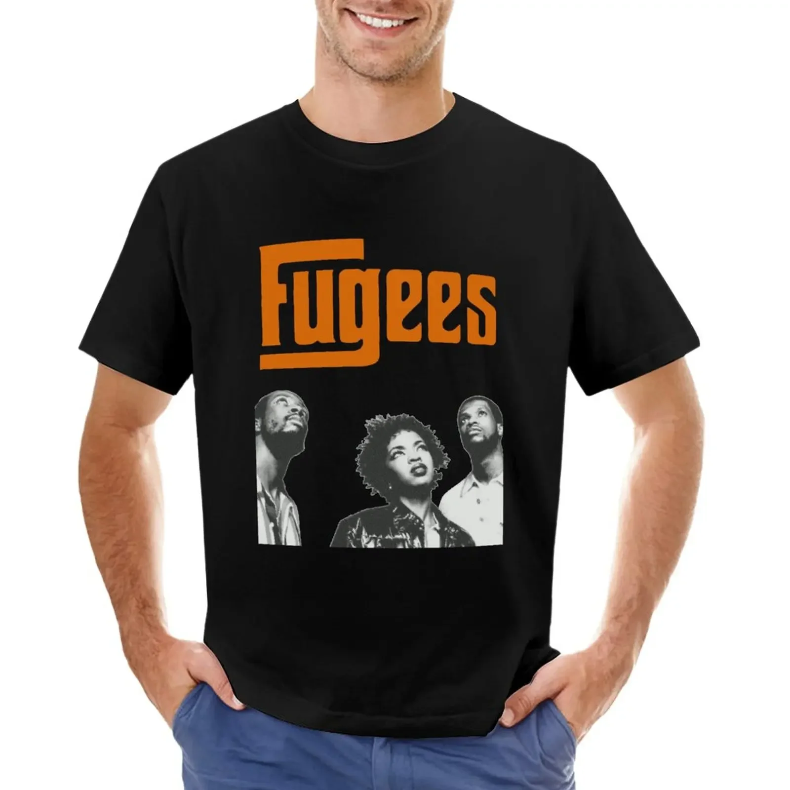 

The Fugees T-Shirt anime anime clothes quick-drying animal prinfor boys mens white t shirts