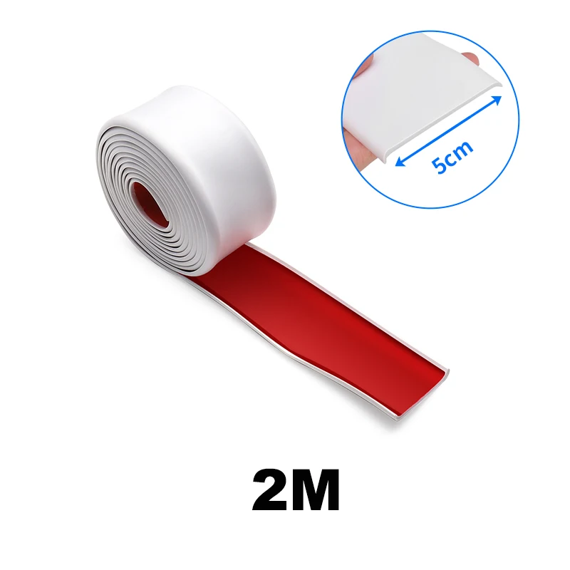 Universal Rubber Side Skirt Edge Guards - Anti-Scratch Car Protector Bumpers