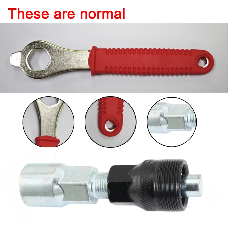 Bicycle Crank Removal Tool Bike Crankset Puller Pedal Wrench MTB Bike Crankset Pedal Crank Pull Bolt Remover Cycling Repair Tool