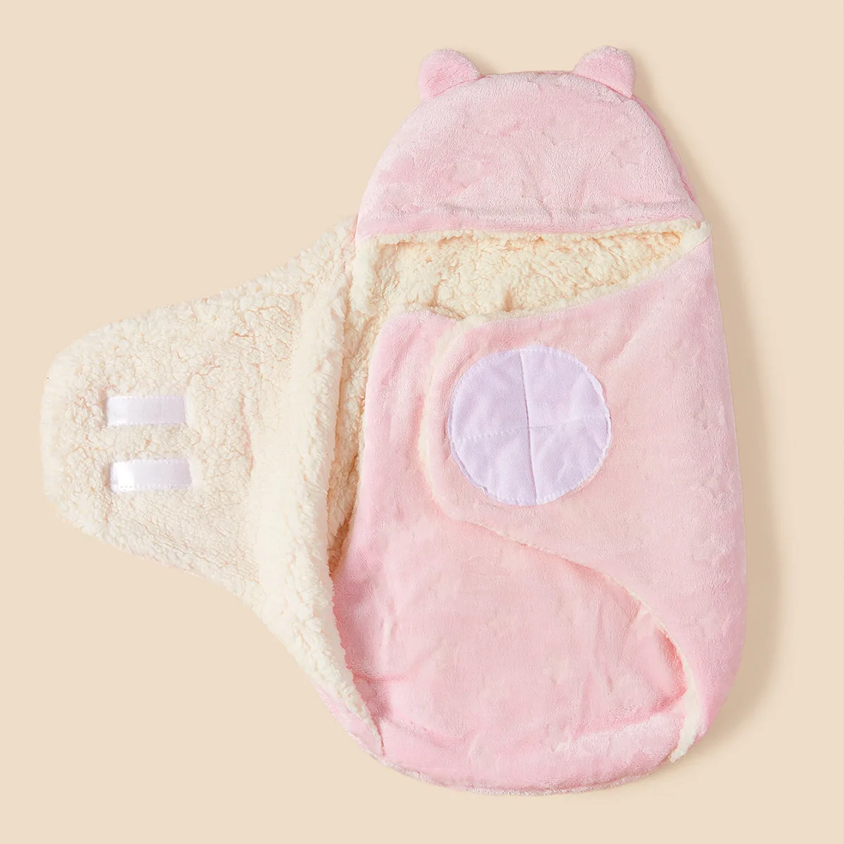 Baby Bear Swaddle Blanket | Baby Essentials 0-3 months | Wraps White | Ideal Newborn Registry and Toddler Boy Accessories | Perf 2