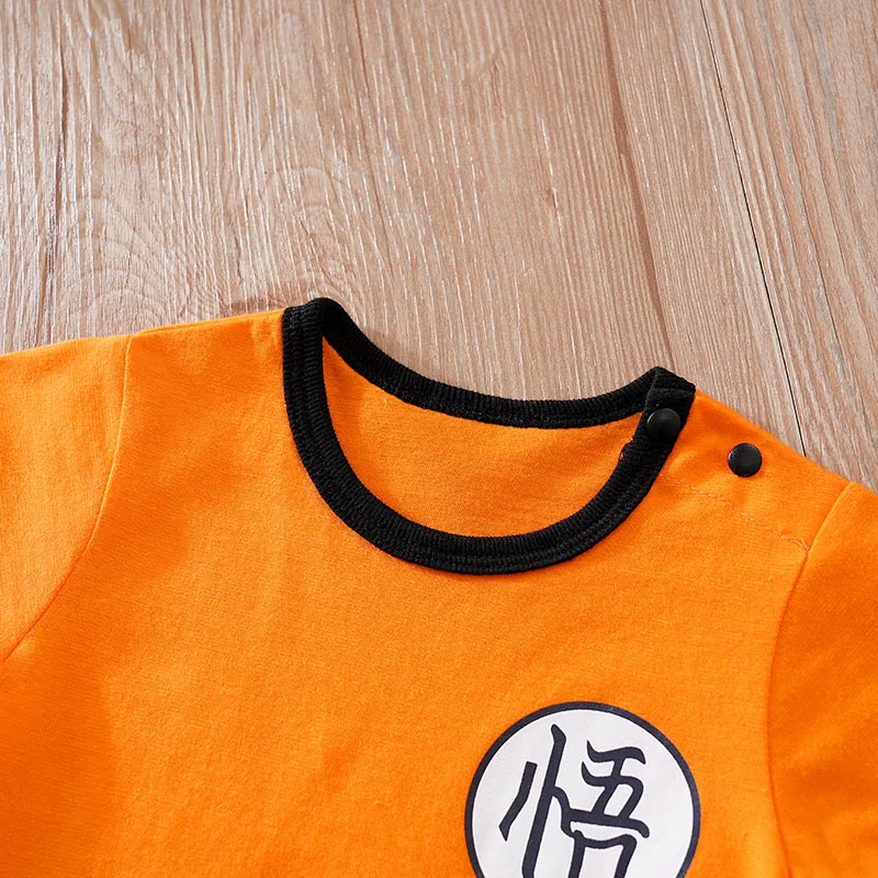 ملابس لحديثي الولادة، بدلة مثلثة للأطفال من القطن مريحة وناعمة للصيف للأولاد والبنات بأكمام قصيرة