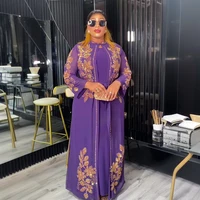 Abayas For Women Dubai Luxury 2025 Chiffon Boubou Muslim Fashion Caftan Marocain Wedding Evening Party Dresses African Clothes