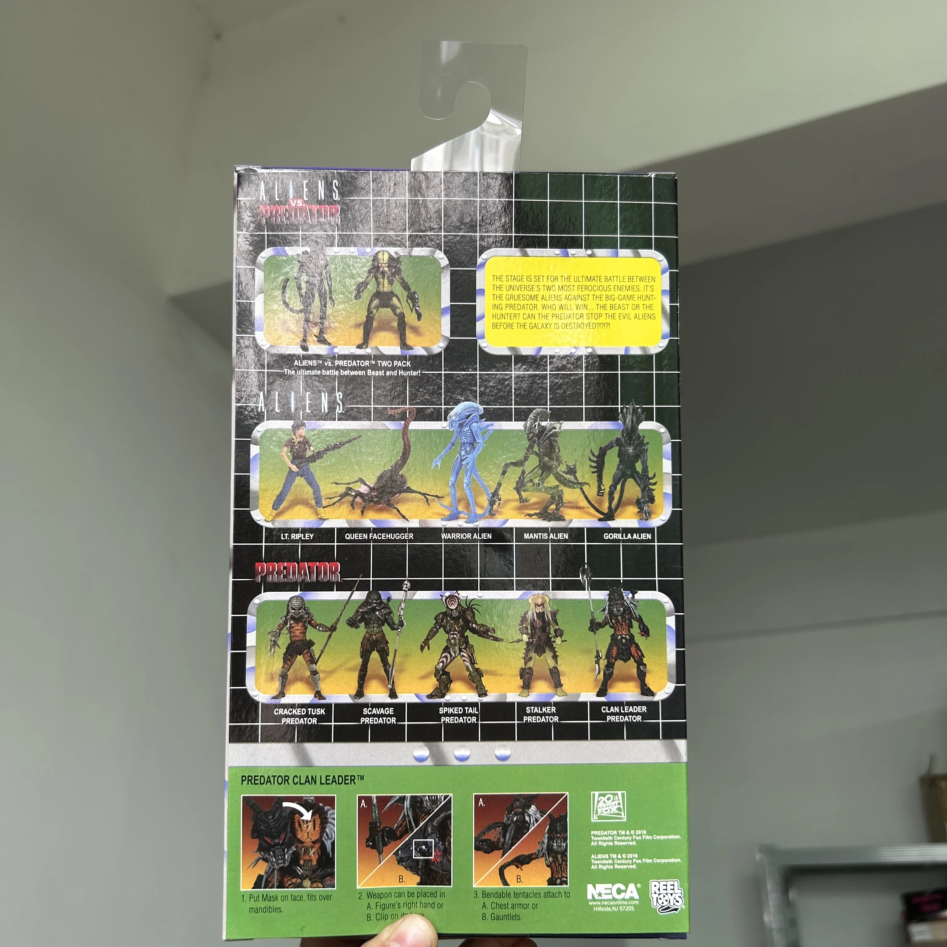 Predator Clan Leader Concrete Jungle Deluxe Predator Warrior Actionfigur Chief Alien Modell Spielzeug Schreibtisch-Deko Geschenk für Freunde – Detail 9