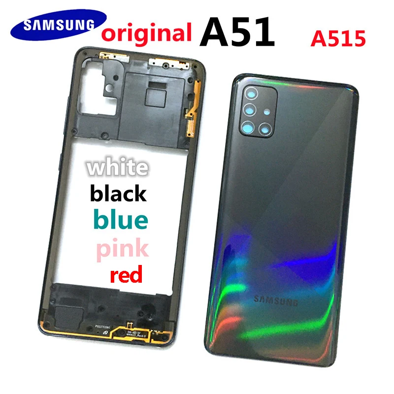 For Samsung Galaxy A51 2020 A515F A515FN A515X A515 Original Phone Housing Chassis Middle Frame