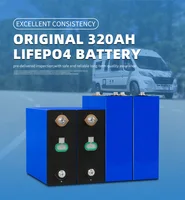 Grade A 8000+ cycle 320ah LiFePO4 batterie 3.2v phosphate de fer Lithium batterie rechargeable pour DIY 12V 24V 48v maison stockage d'énergie RV solaire batterie de camping en stock dans l'UE 6