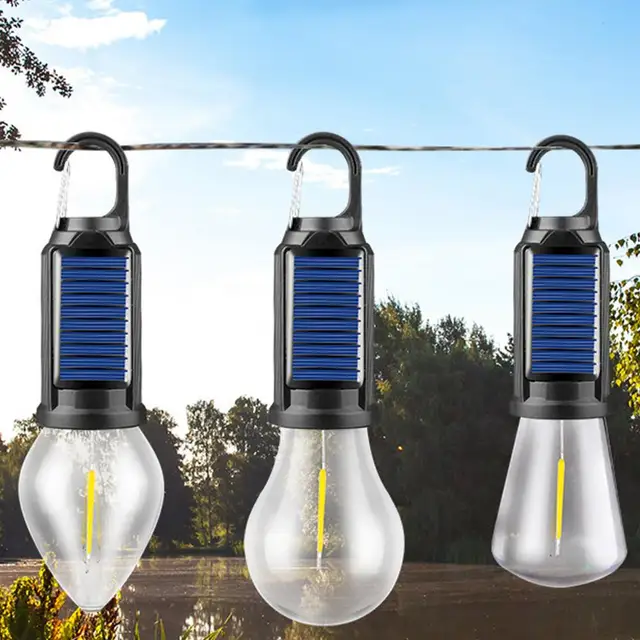 Solar-Powered Portable LED Camping Lantern 6
