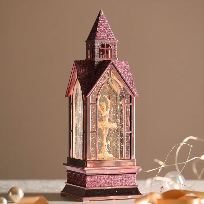 

Children's Rotating Ballet Crystal Ball Lamp Music Box European Home Music Box Decorative Birthday Gift For Girls 1PCS LE124