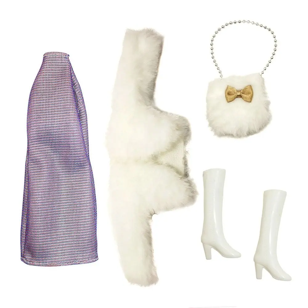 New Fashion Doll Elegant Dresses Casual Wears 8 Styles 30cm Doll Boots Elegant Party Clothes 11.5" Doll/1/6 BJD Dolls