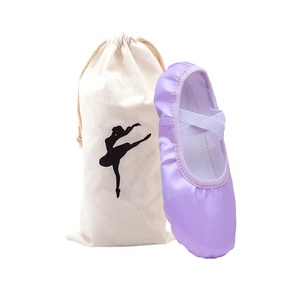 15X30CM Large Capacity Children's Ballet Shoes Storage Bag Spiny Cloth Double Drawstring Phone Dance Supplies Storage Package