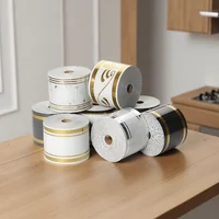 Wall roll self-adhesive skirting board anti-collision and waterproof waistline living room and bedroom decoration wall stickers 2