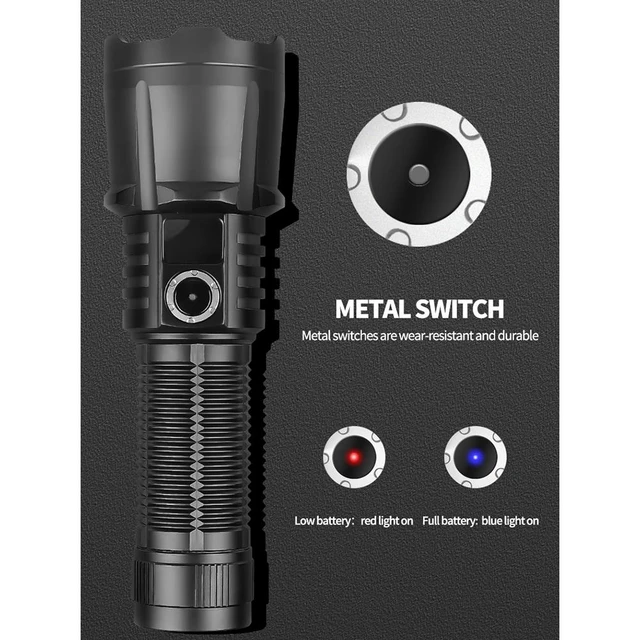 1pc Super Bright Zoomable Flashlight - Portable, Multi-Functional,  Telescopic Zoom For Outdoor Home Use Rechargeable Flashlights, Mini  Zoomable Flashl