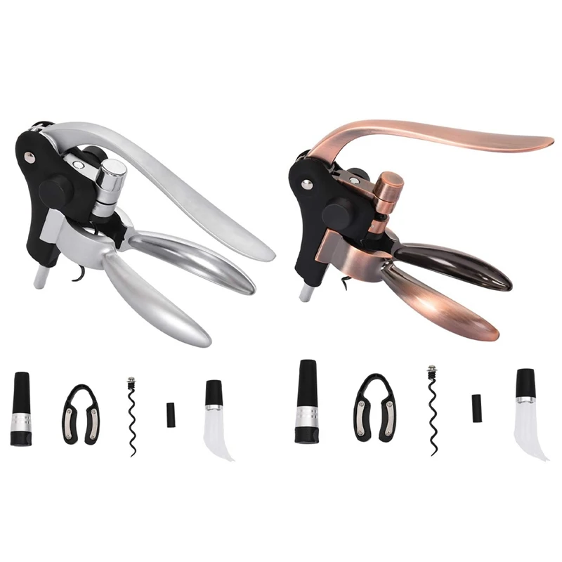 JEYL Rabbit Wine Bottle Openers Set, Lever For Screwpull Wine Corkscrew