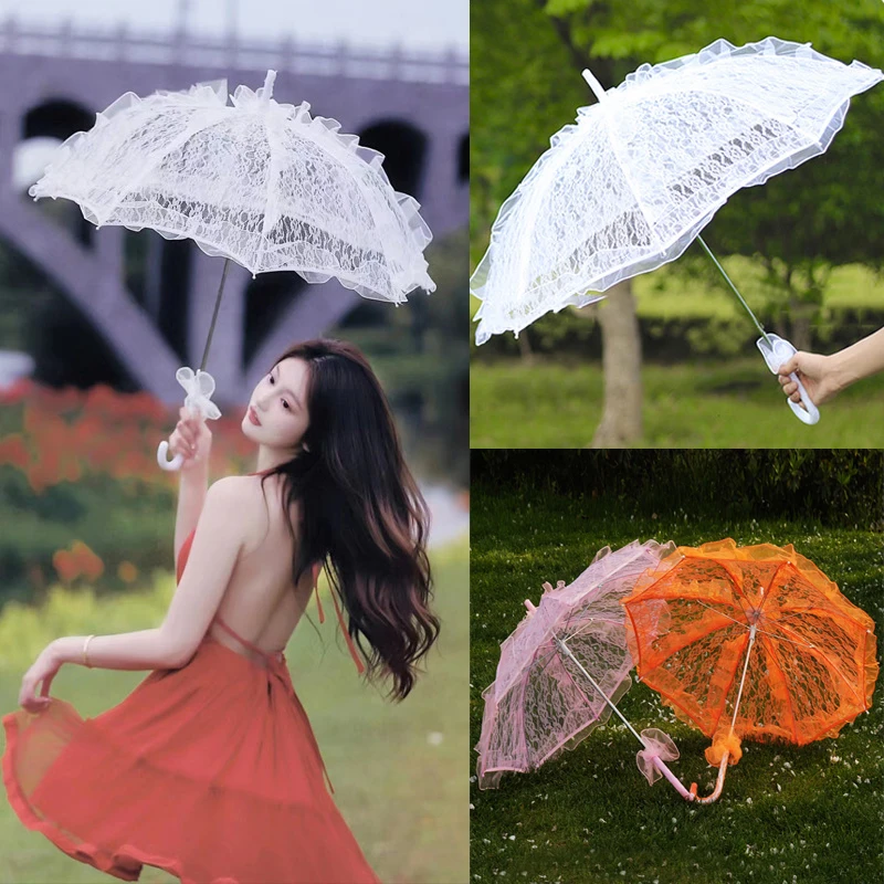 Wedding Shooting Props Umbrella Lace Umbrella Wedding Supplies Bridal Photography