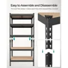 5-Tier Storage Shelves, Set of 2 Garage Storage, Boltless Assembly, Adjustable Shelving Units, Load 1929 lb Each 5