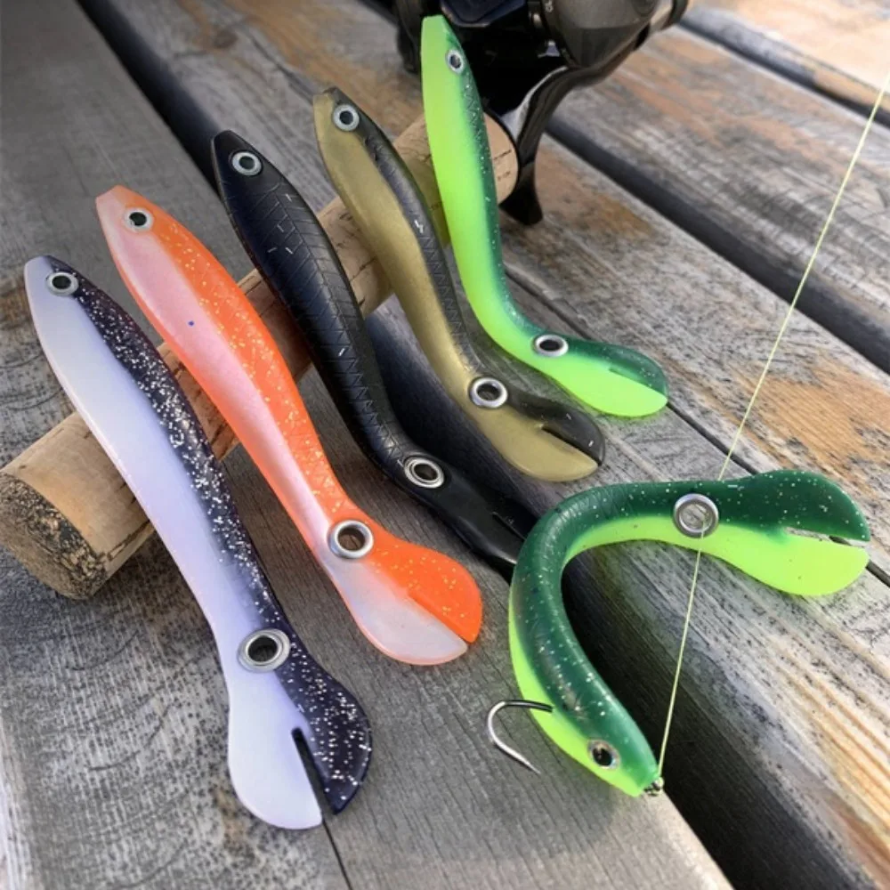 

Fishing Soft Lure Bait Jigging Bait Can Bounce with Slip Mechanism Artificial Swimming Soft Fishing Bait for Bass/Trout/Pike