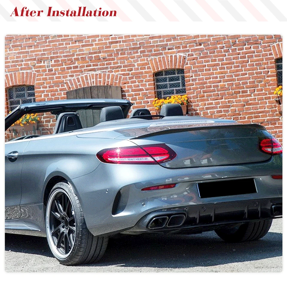 w205 C63S C63 C43 AMG 純正トランクスポイラー W205 リアスポイラー