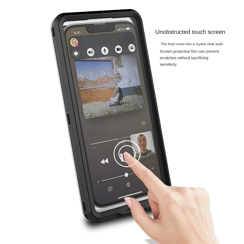 Universal Shockproof ip68 waterproof cover for RedMi 12 11 10 9 K60 K50 K40 K30 Pro Xiaomi 13 12 11 Ultra Full protection Cases