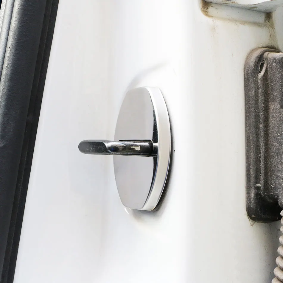 Color My Life Carstyling Door Lock Protective Cover Doors Lock Protection Covers Sticker For