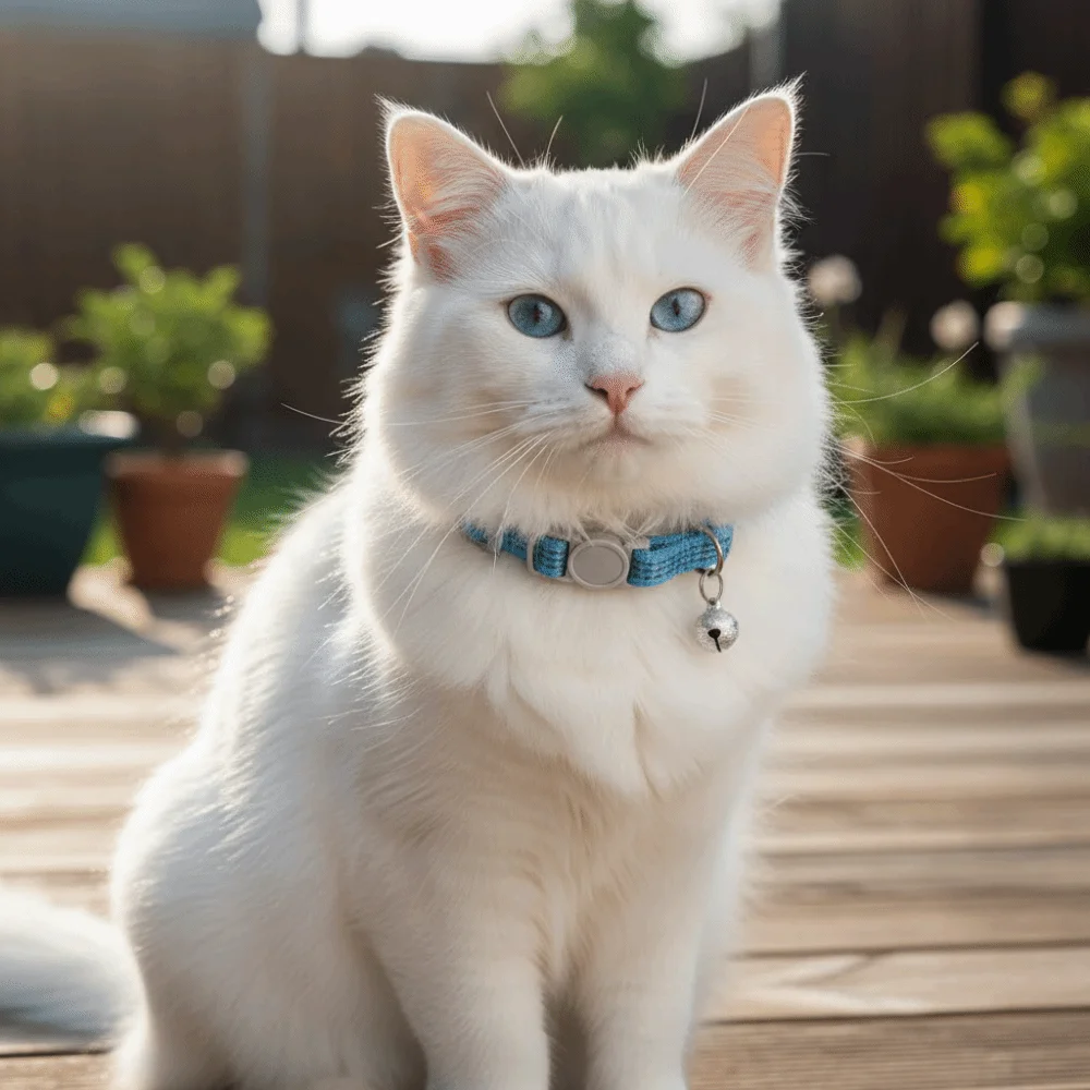 5PCS/SET Nylon Reflective Cat Collars Breakaway Design Portable Pet Collars Candy Color with Bells Pet Neck Strap Outdoor