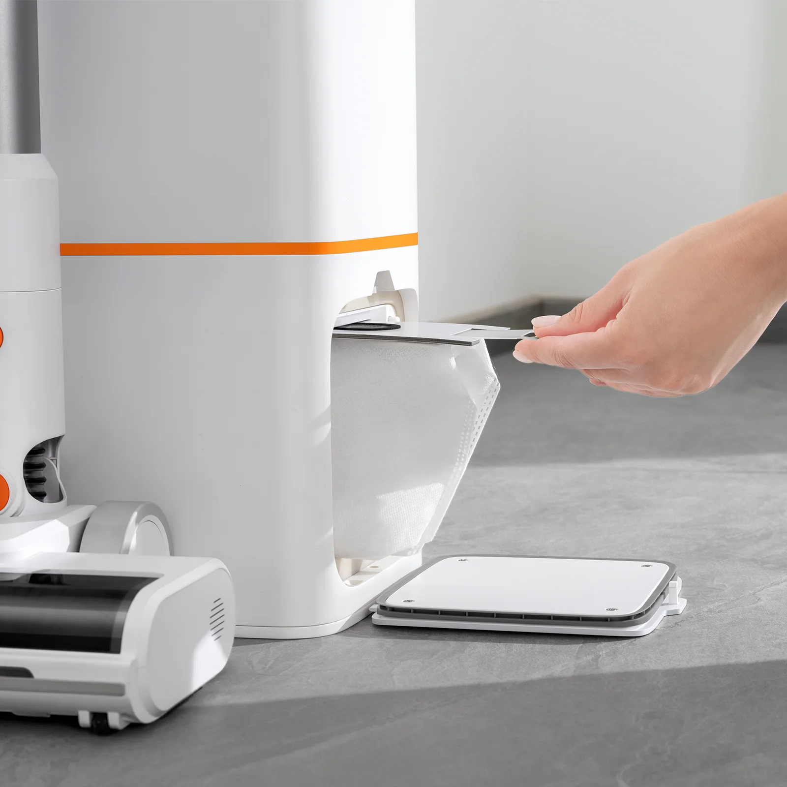 مكنسة كهربائية من JONR اللاسلكية تنظيف آلي متكامل...