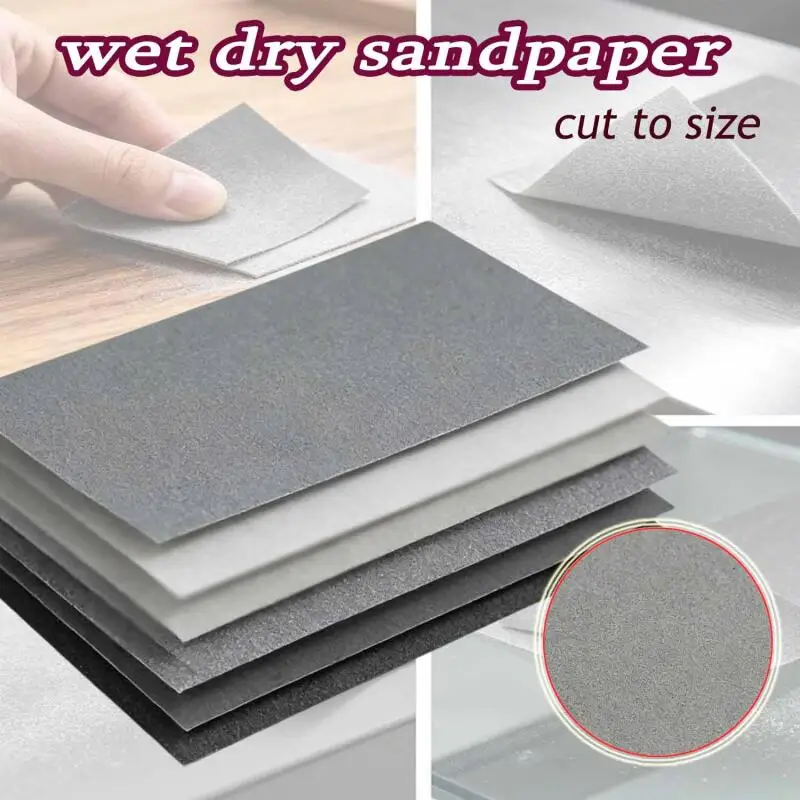 10/20 Stück Schleifpapier 80 280 800 1000 2000 2500 4000 Körnung Nass-/Trockenschleifpapier Schleifwerkzeuge