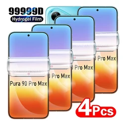 4 - Pack Hydrogel Screen Protector Film Set for Huawei P40 Pro (4 Pieces)