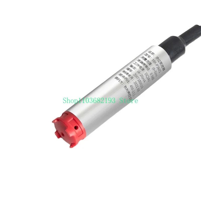 

High Precision Input Liquid Level Transmitter Sensor Water Tank Reservoir Well Depth Liquidometer