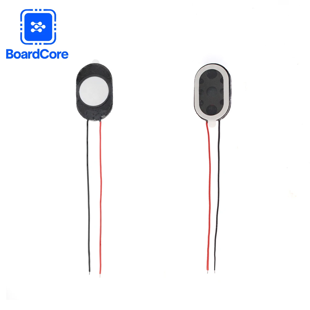 1510 2415 라우드스피커 1W 8ohm 소형 음성 경적 커넥터 15x10mm 24×15mm Arduino용 와이어가 있는 타원형 스피커