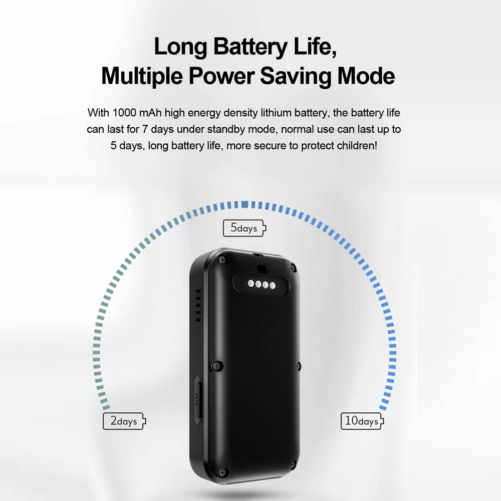 4G Mini SOS Pendant GPS Locator IP67 Waterproof Fall Alarm GPS Tracker Anti-Lost Safety Tracking Device For Elderly Children