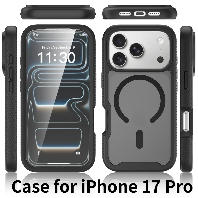 360° Full Body Screen Protector Case with Magnetic Matte Finish