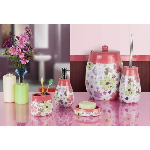 

Primanova Sely 5 Piece Bathroom Set Ceramic Bathroom Set