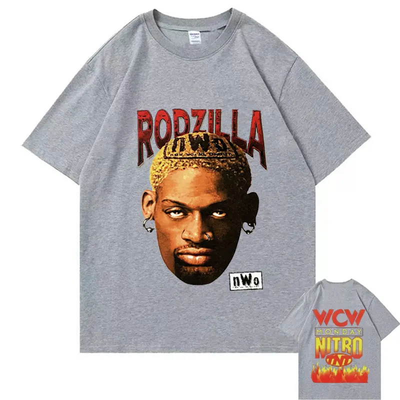 Dennis Rodman Hip Hop T-shirt Streetwear 90 Rodzilla Vintage Summer Fashion  Cotton Men New TEE TSHIRT Womens Tops - AliExpress