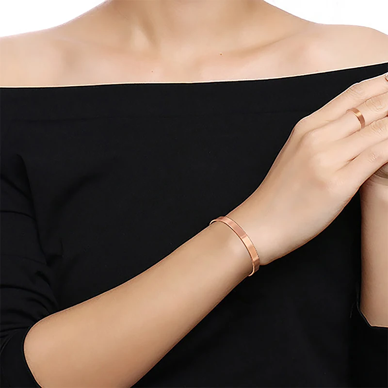 Pure Copper Bracelet and Ring Set - clasp