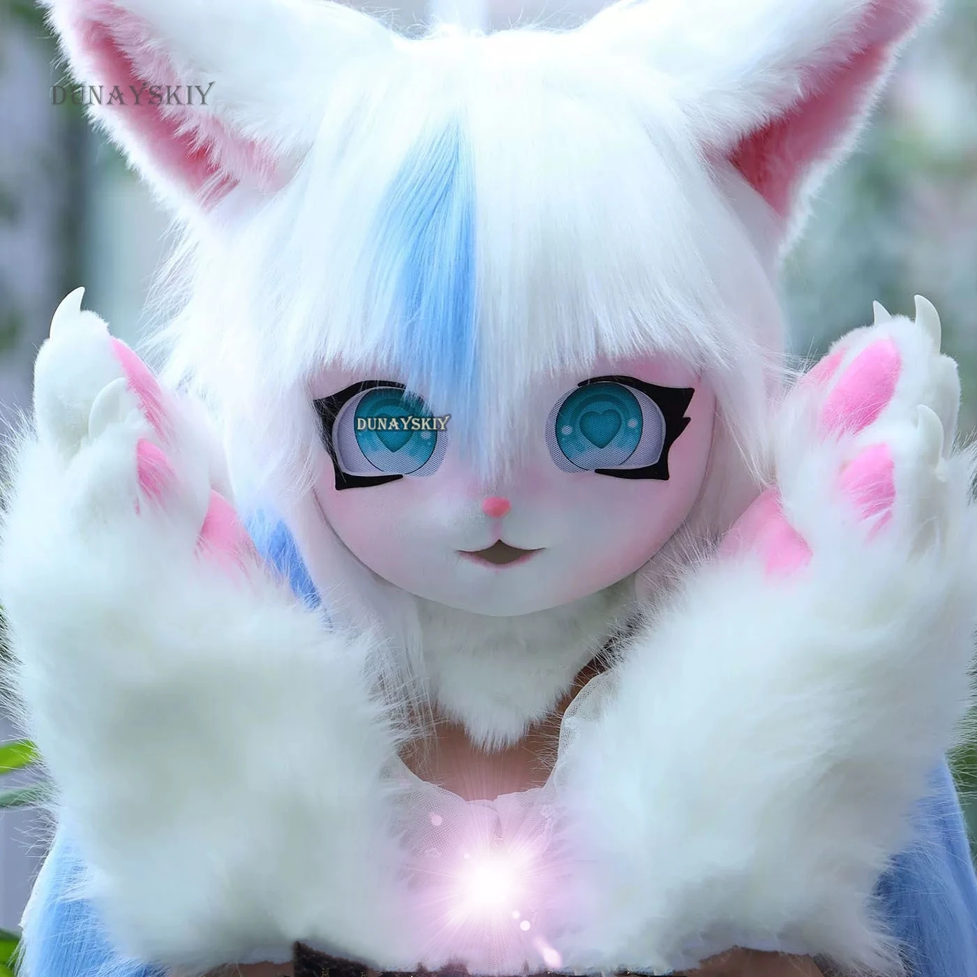 Fursuit Kigurumi Cute Furry Headsets Animal Cosplay Costumes Comiket Furries Rubbit Doll Cat Comiket Furries Doll costumes 2