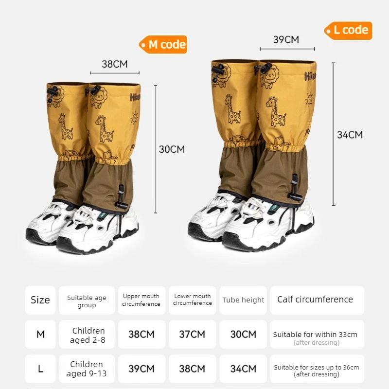 Kids Adjustable Gaiters 5