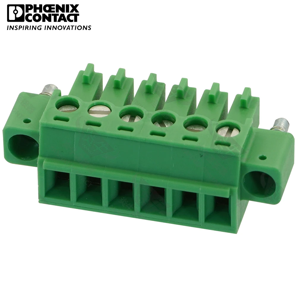 

3.81mm Original Genuine Phoenix Contact Connector PCB Pluggable PLUG-IN Terminal Block 6 Pin MC 1.5 STF 3.81 1827745 8A 160V