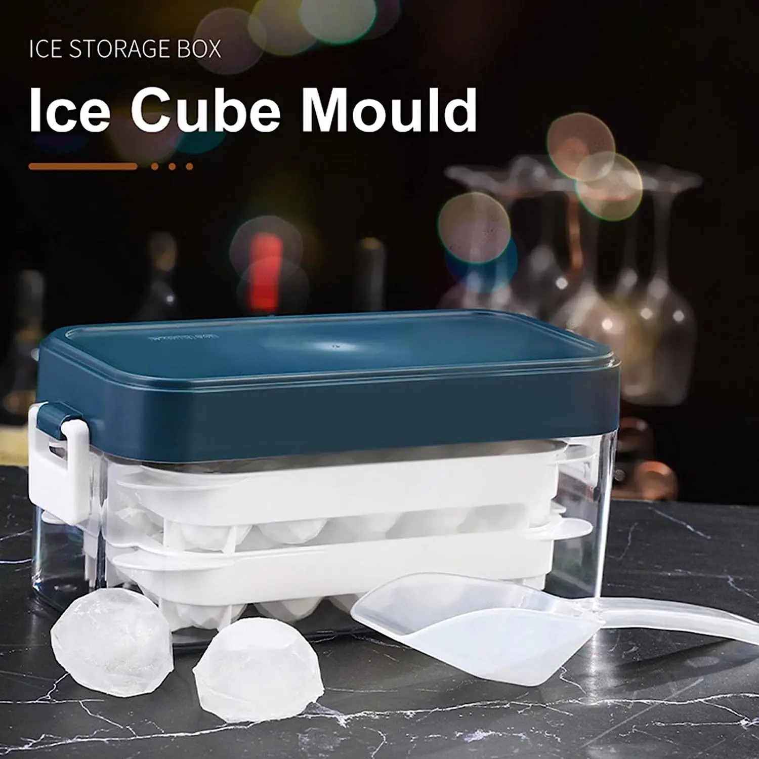 Sphere Ice Cube Mold  Baseball Ice Cube Mold - Ice Ball Maker