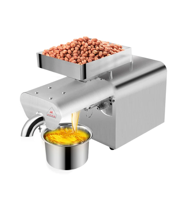4-6 kg/h Mini Oil Press Machine Cold Press Oil Machine Sesame Stainless Steel Oil Press 4