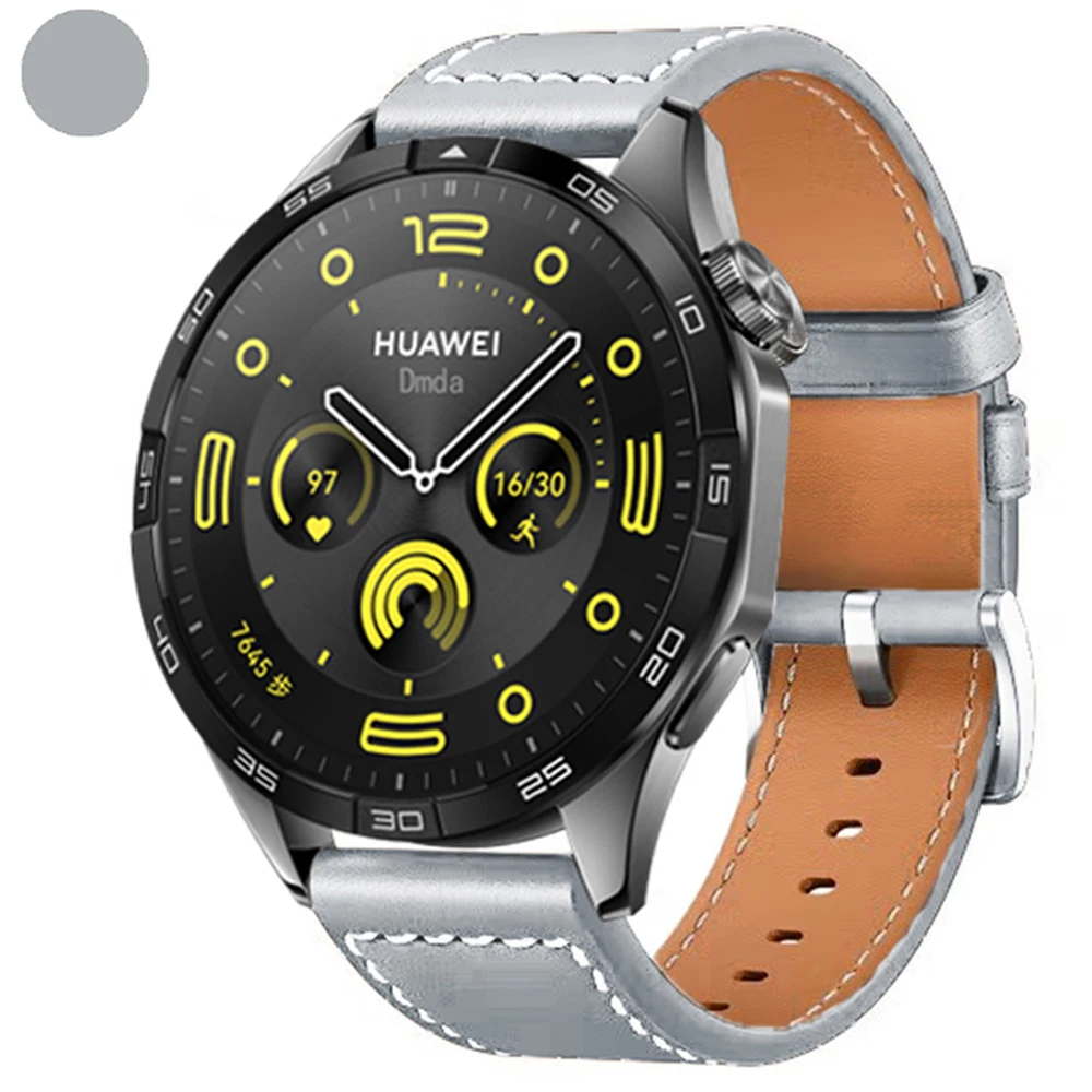 Lederarmband 20 22mm für HUAWEI WATCH GT 6 GT6 Pro GT5 GT4 46mm GT3 GT2 42mm Watch 5/4/3 Pro Buds Band Uhrenarmband Weiches Armband – Detail 18
