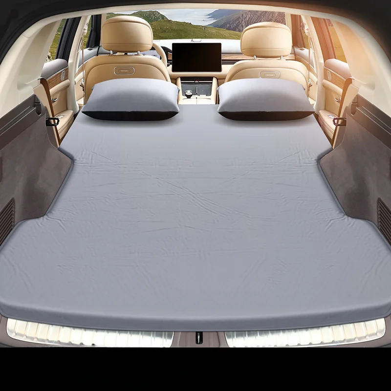 For AITO WJ-M5 M7 Car Travel Bed Inflatable Air Mattress Outdoor Camping Inflatable Special Suede Fabric Mattress Cargo Liner