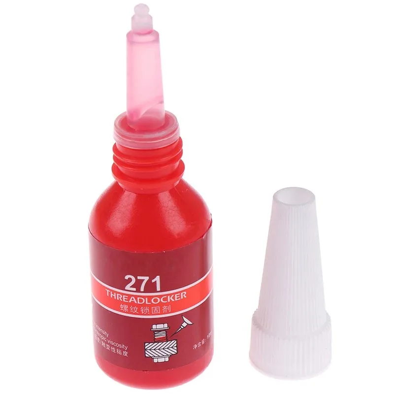 

High Quality Hot Sale On Sale Top-quality High Strength Low Viscosity Red Locking Glue Thread Locking Glue 10ml 271