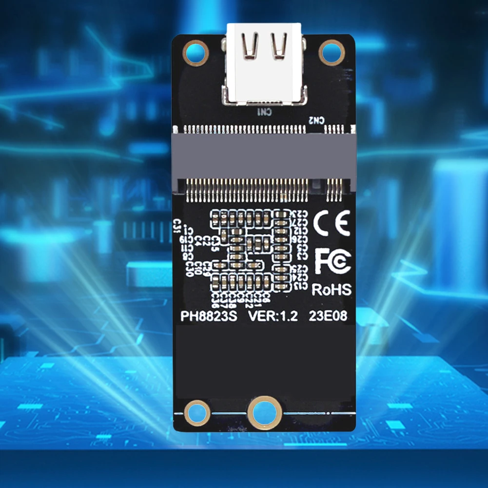 솔리드 스테이트 드라이브 어댑터 카드, JMS581 M.2 NVME SSD 컨버터, Gen2 10Gbps 하드 디스크 박스 컨버터, 지지대 SSD 2230 2242 2260 2280