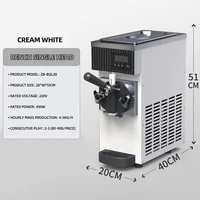 Machine à crème glacée d'été chaude 3,5 l, Heladera Para Hacer Helados Niños de bureau à haute efficacité 5