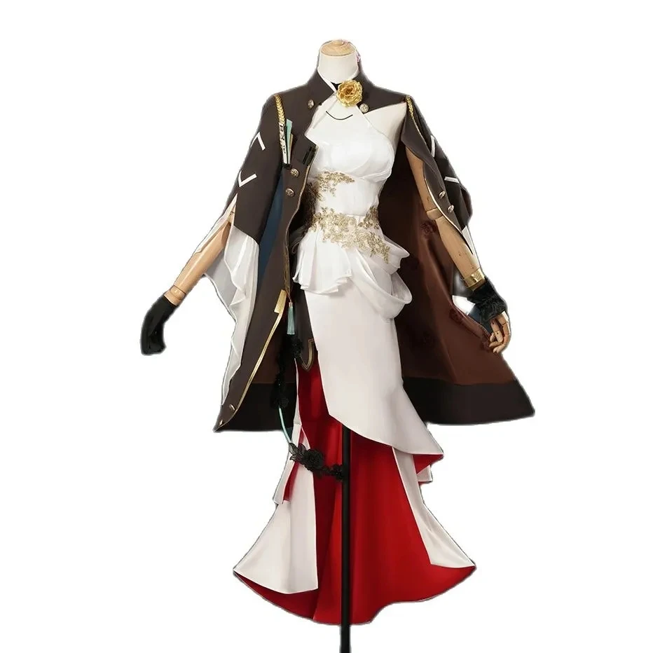 

Game Honkai Impact 3 Star Rail Himeko Cosplay Costumes Anime Women Coat Dress Pants Gloves Accessories Sets Halloween Carnival
