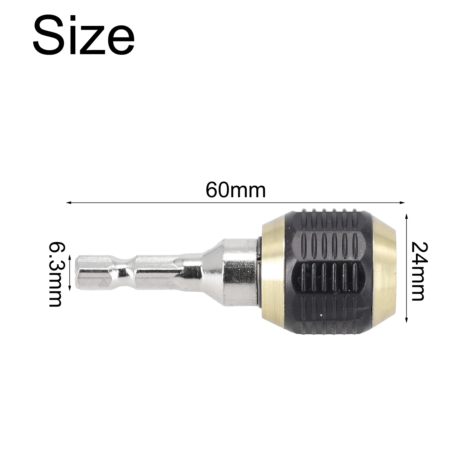 

Высококачественный новый прочный адаптер быстрой смены, быстросменный хвостовик, 1/4 дюйма, 1 шт., 60 мм, переходник бит